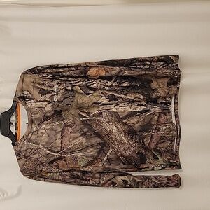 Field & Stream Mossy Oak Break Up Camo Long Sleeve Hunting Shirt Mens XL